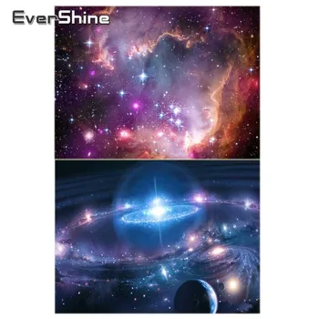 

EverShine DIY Diamond Painting Universe Pictures Of Rhinestone Diamond Embroidery Full Display Scenery Diamond Mosaic Wall Decor