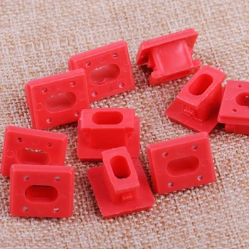 

CITALL 10Pcs Red Dashboard Dash Trim Strip Inserts Clip Grommets Fit for BMW E46 3 Series E65 7 Series X3 E85