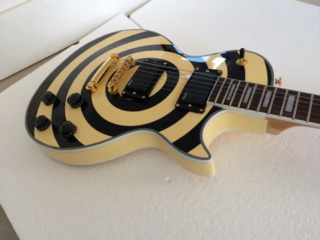 us $241 15 9% off electric guitar zakk wylde bullseye black e m g active pickups 81 85 with 9v battery guitars in stock free shipping in guitar fromImage Emg 81 85 9 V Battery Active Pickups Closed Type Electric Guitar #3