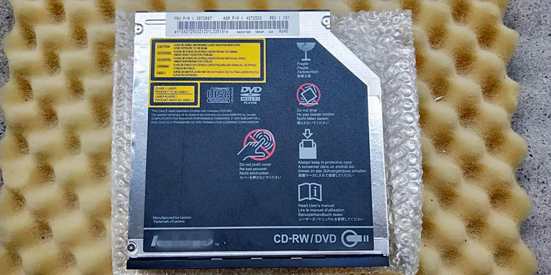 

New CDRW for Lenovo IBM T60 T61 R60 R61 Z60 Z61 X60 CD-RW DVD ROM Laptop Drive 39T2687 42T2503 39T2737