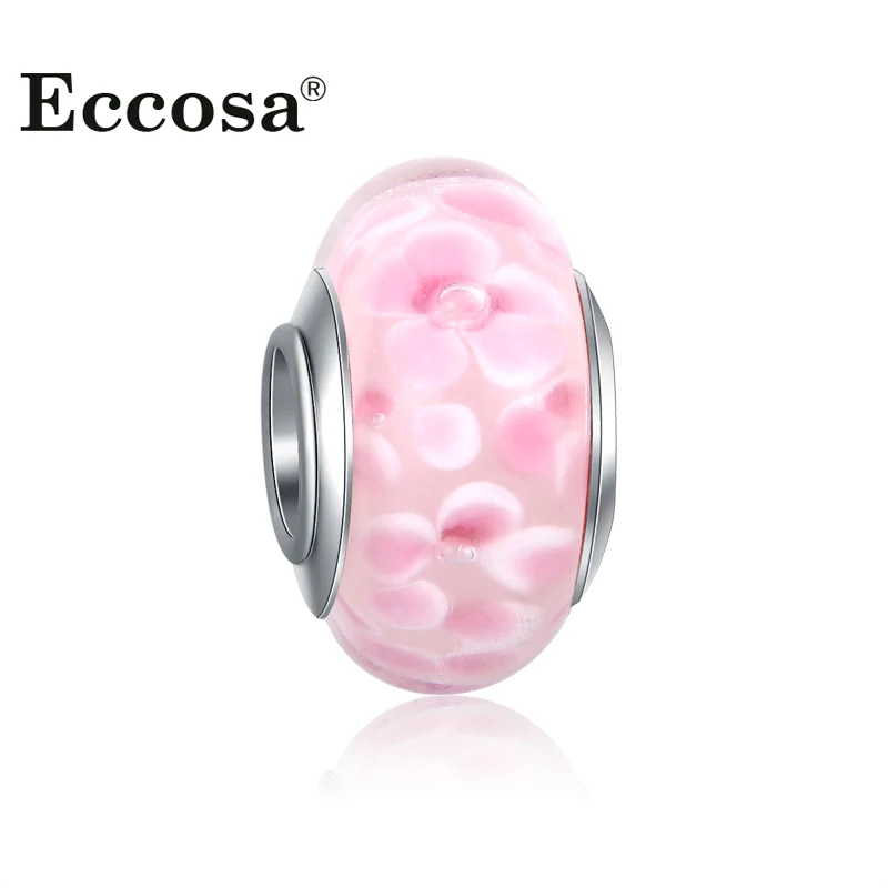 charm pandora murano rosa charm pandora murano rosa