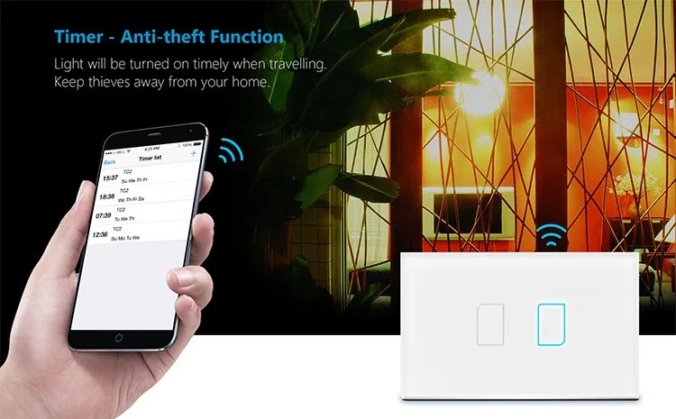 BroadLink TC2 нам Стандартный 2 gang сенсорный Панель удаленного Управление умный выключатель света AC110 220 В Wi-Fi Управление через Broadlink rm Pro