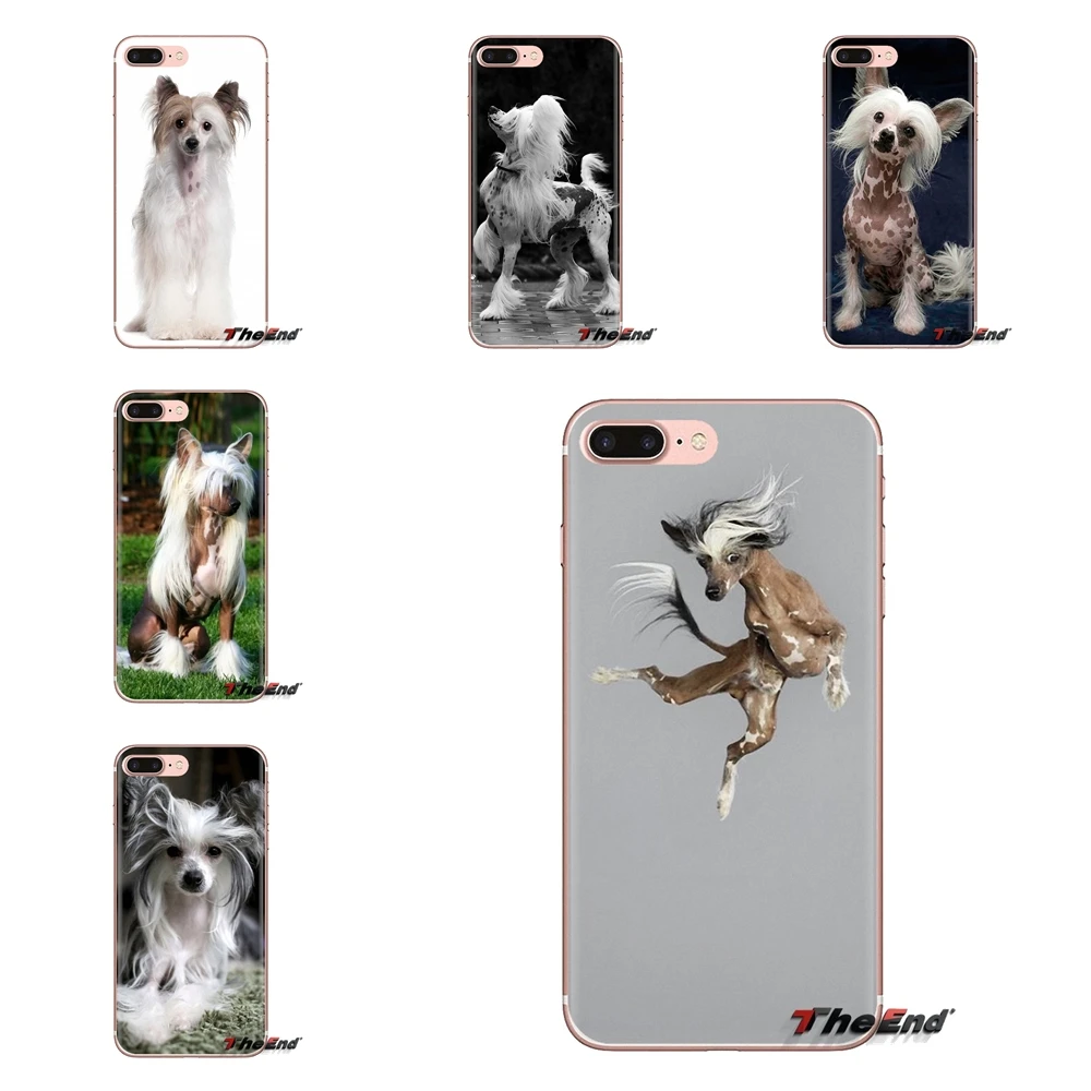 Silicone Shell Covers For Huawei Nova 2 3 2i 3i Y6 Y7 Y9 Prime Pro GR3 GR5 2017 2018 2019 Y5II Y6II Dog of breed Chinese crested |
