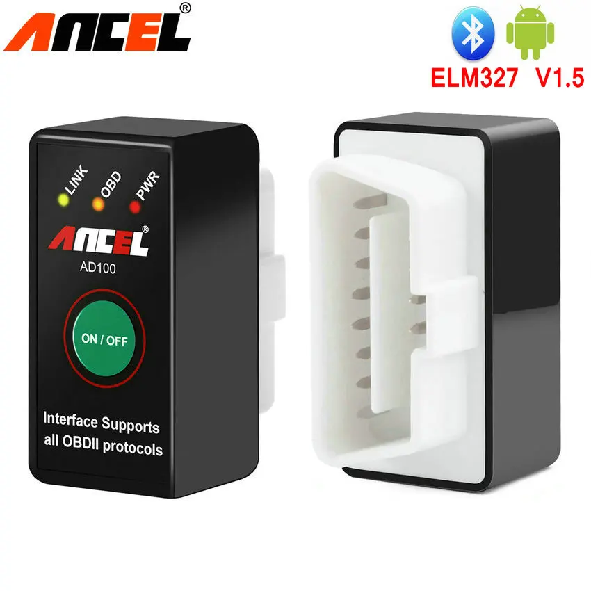 ELM327 V1.5 ELM 327 OBD2 ODB2 Bluetooth Adapter OBD 2 V 1.5 Auto ...