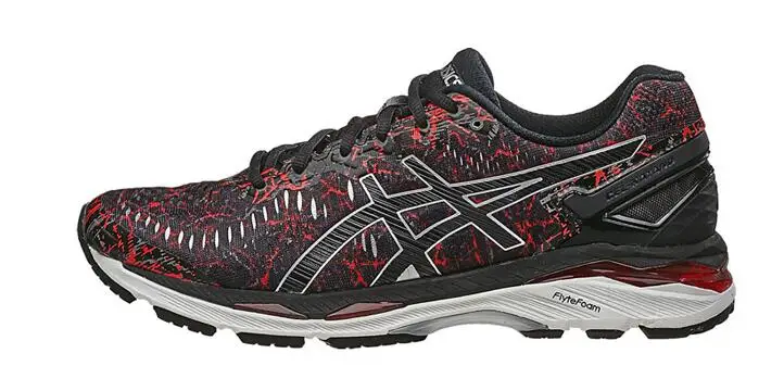 Новая горячая распродажа ASICS GEL-KAYANO 23 Мужская устойчивая обувь для бега спортивная обувь кроссовки - Цвет: vermilion