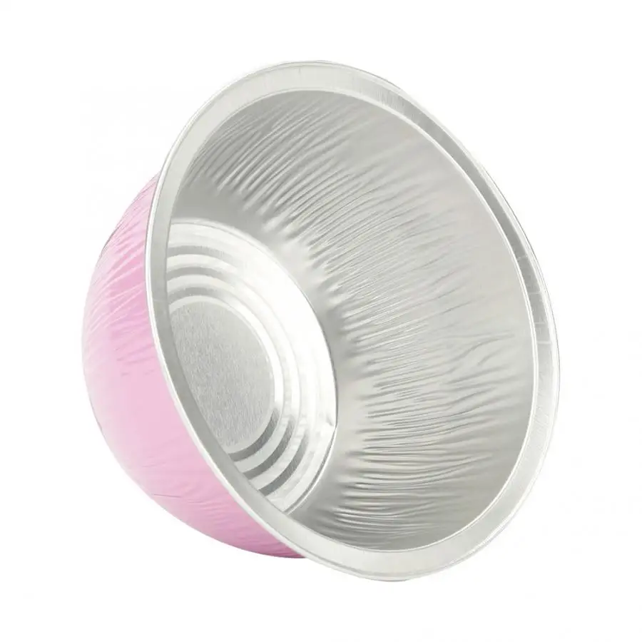 Hair Remover 10pcs Hair Removal Tool Container Golden Aluminum Foil Bowl Wax Bean Melting Wax Bowl Hair Removal Wax