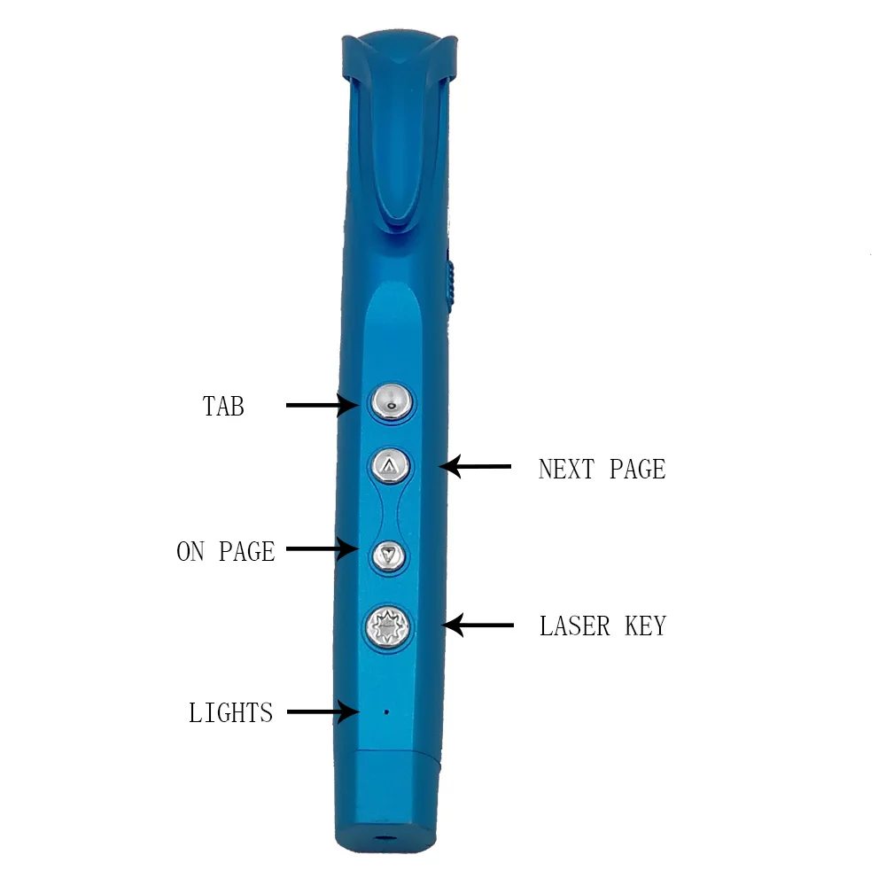 VIBOTON مقدم لاسلكي مؤشرات ليزر 2.4G RF اللاسلكية USB الوجه القلم الأحمر ضوء التحكم المحمول PPT مكتب أدوات مريحة