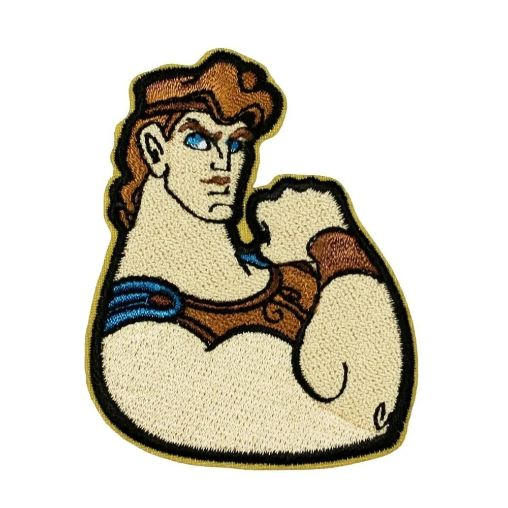 

Custom embroidered Patches Cartoon character high quality iron on sew on badge DIY with your logo design factory direct