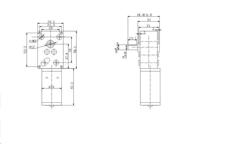 1 шт. A58SW31ZY Verme Voltada двигатель с крутящим моментом 12 в мотор De 24 В Invertida DIY Robo de Mesa Rotativa Fechadura Da Porta Auto