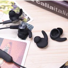 6 шт.(3 пары) черные силиконовые наушники-вкладыши с наконечниками для Huawei Honor xSport Bluetooth гарнитура AM61