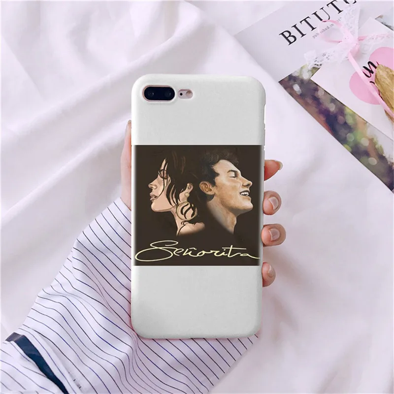 Camila Mendes Shawn Cabello Senorita Colorido силиконовый чехол для телефона ipone 5 SE 6 7 S 8 Plus X XR XMax Fundas Coque