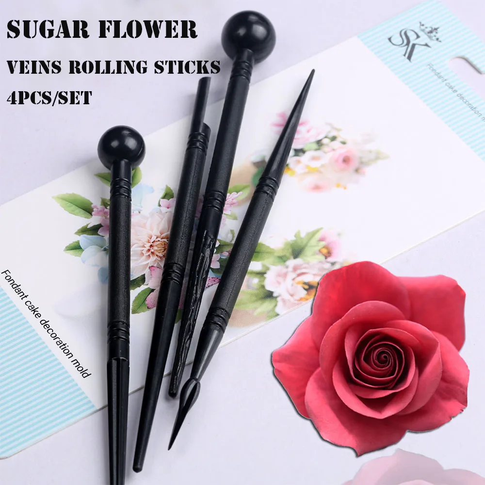 

Fondant Cake Decorating Sugar Flower Veins Modelling Pen Craft Clays Tool Sugar Flower Veins Modelling Stick