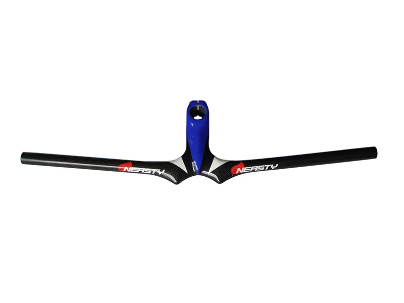 Free Shipping Carbon MTB Handlebar Integrated 80-130*600-680/mm MTB Handlebar Carbon Handlebar