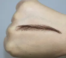 Free shipping dark brown eyebrow fake eyebrows,lady’s dark brown eyebrows