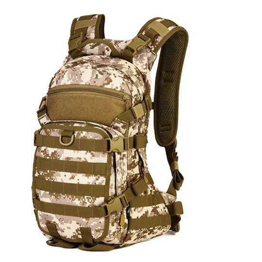 Военный тактический рюкзак для наружного использования Треккинг Спорт 25л Водонепроницаемый нейлон Кемпинг Туризм Треккинг Камуфляж сумка рюкзак для путешествий - Цвет: desert digital