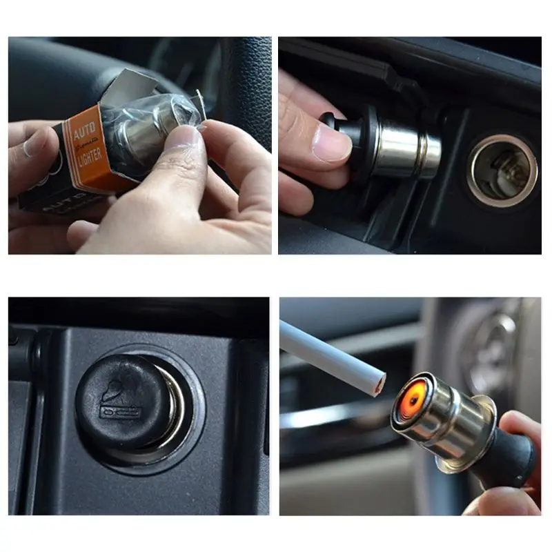 12V Universal Auto Car Cigarette Lighter Power Socket Plug Heater Point