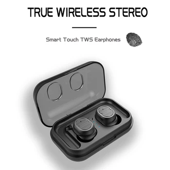 

TWS-8 5.0 Mini Invisible Wireless Bluetooth Headphones Touch Control Sports Stereo Earphones Waterproof Bluetooth Headset Phone