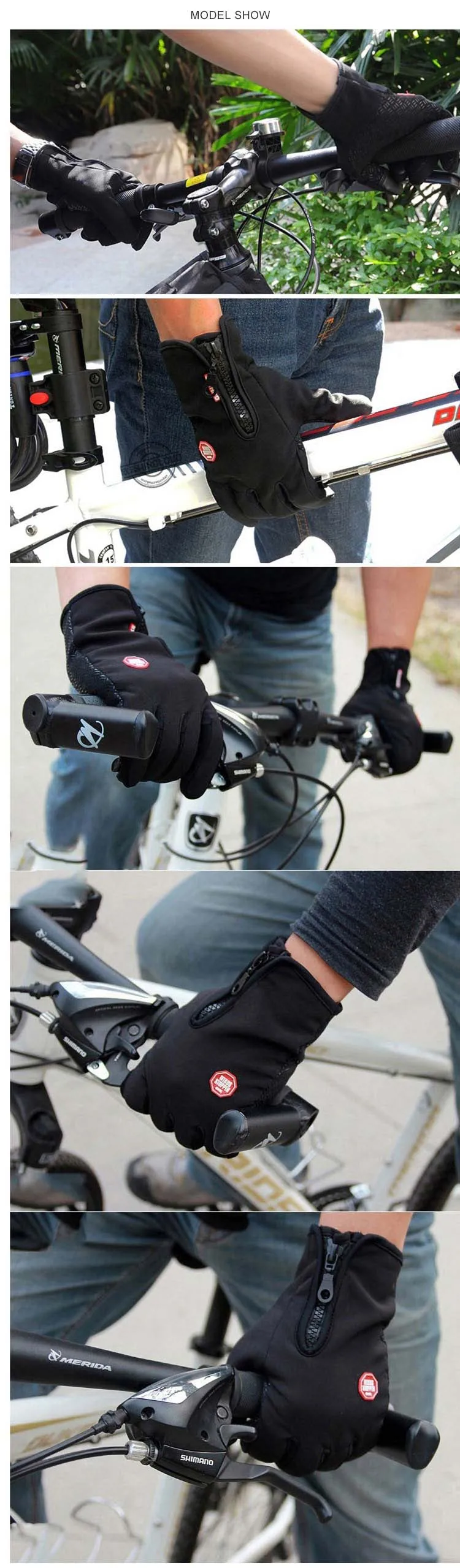 WANAYOU ветрозащитные перчатки для бега с сенсорным экраном для мужчин и женщин Зимние флисовые теплые спортивные перчатки противоскользящие перчатки для велоспорта