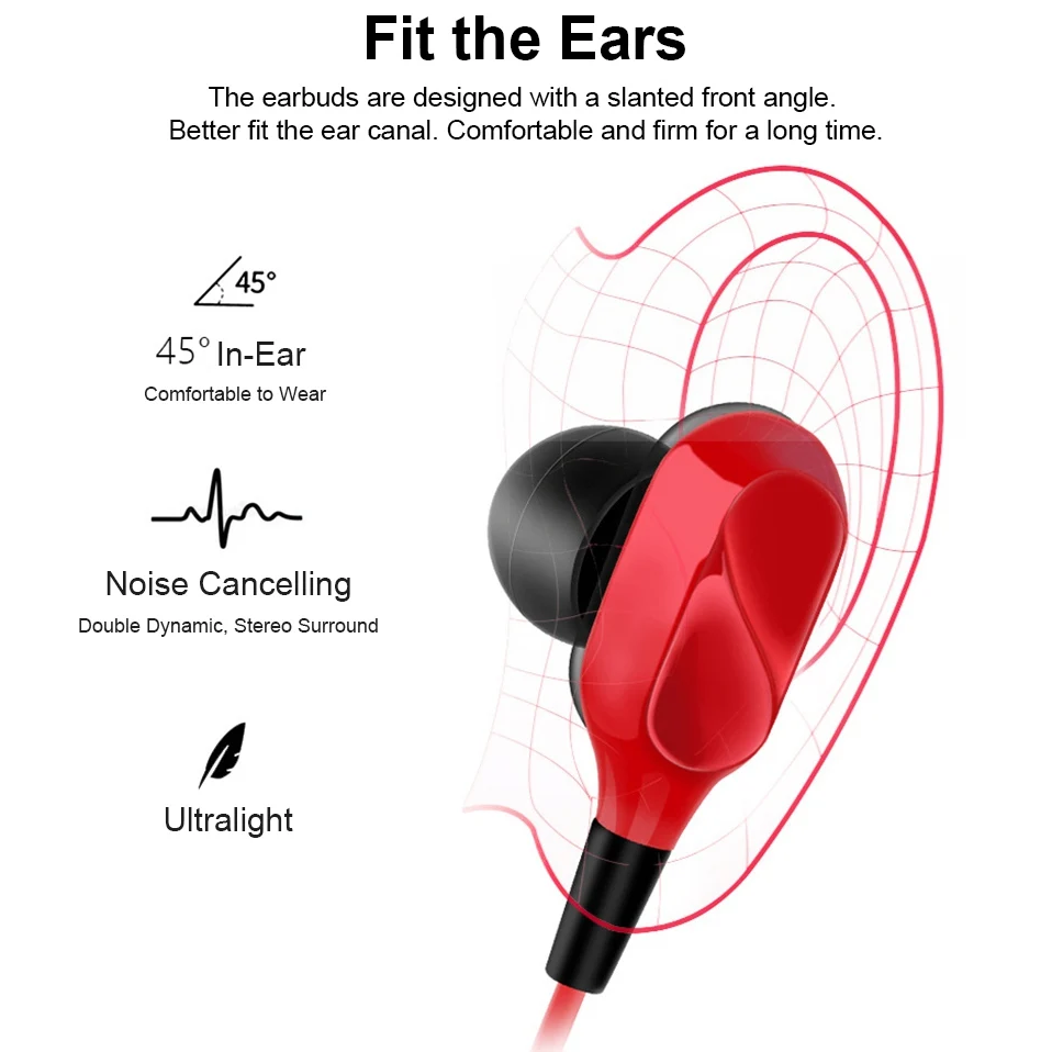 Dual Dynamic Earphone 3.5mm Wired Headphones with Mic Bass Sound Ear Phones for Computer MP3 Gaming Headset In Ear Earphone Wire (8)