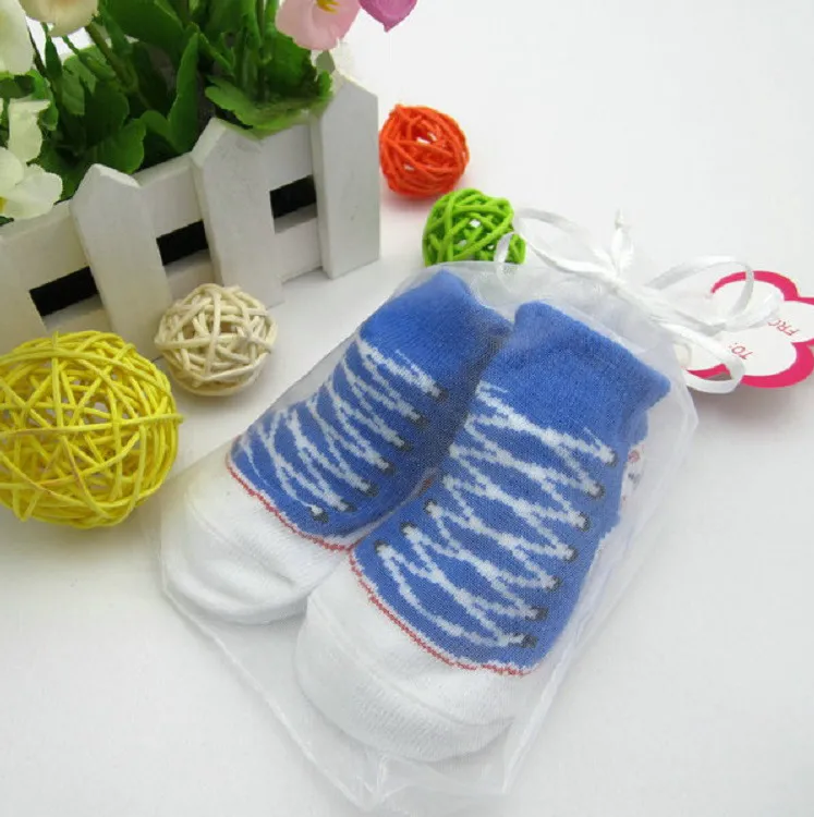 Новые модные мягкие хлопковые носки для маленьких мальчиков и девочек Нескользящие Детские носки для новорожденных - Цвет: c