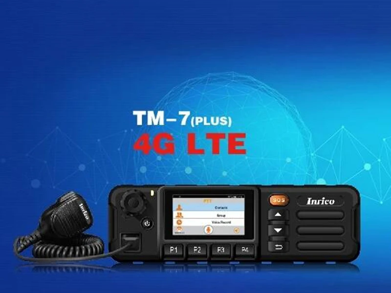 4G TM-7Plus портативное автомобильное радио Zello PTT Android 7,0 bluetooth WiFi gps двухстороннее радио Мобильный телефон/Примечание версия ЕС/версия США - Цвет: standard