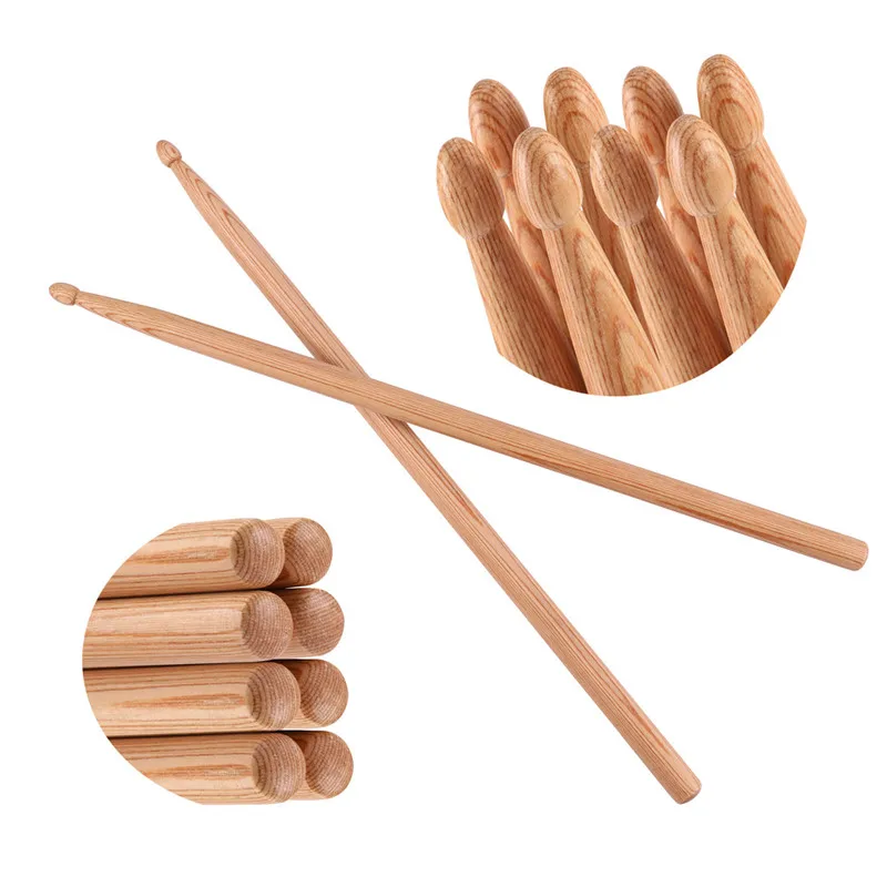

2pcs/4pcs Professional 5A Red Oak Non-slip Percussion Accessories Drum Stick