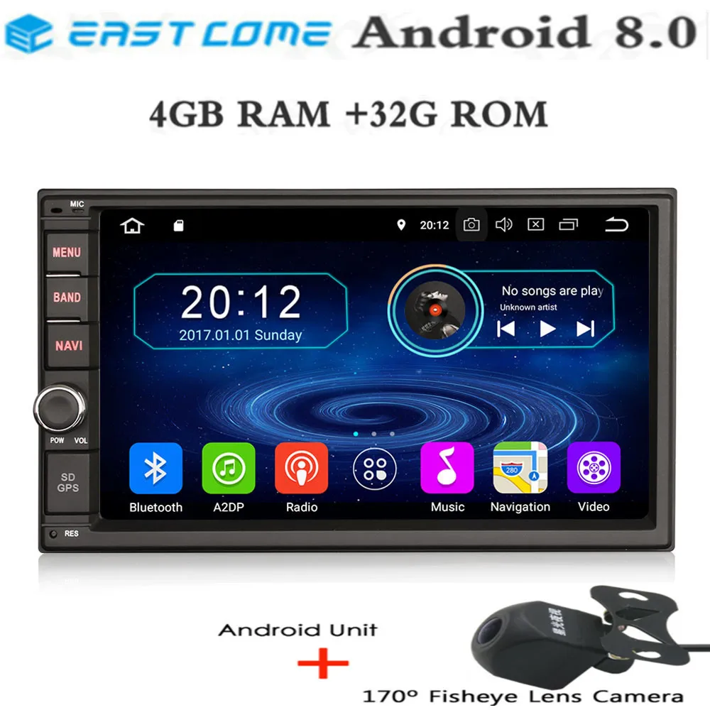 

IPS 4GB RAM Octa Core Android 8..0 Universal Multimidia Double 2din 2 din Car Radio DVD Player GPS Navigation forToyota Nissan