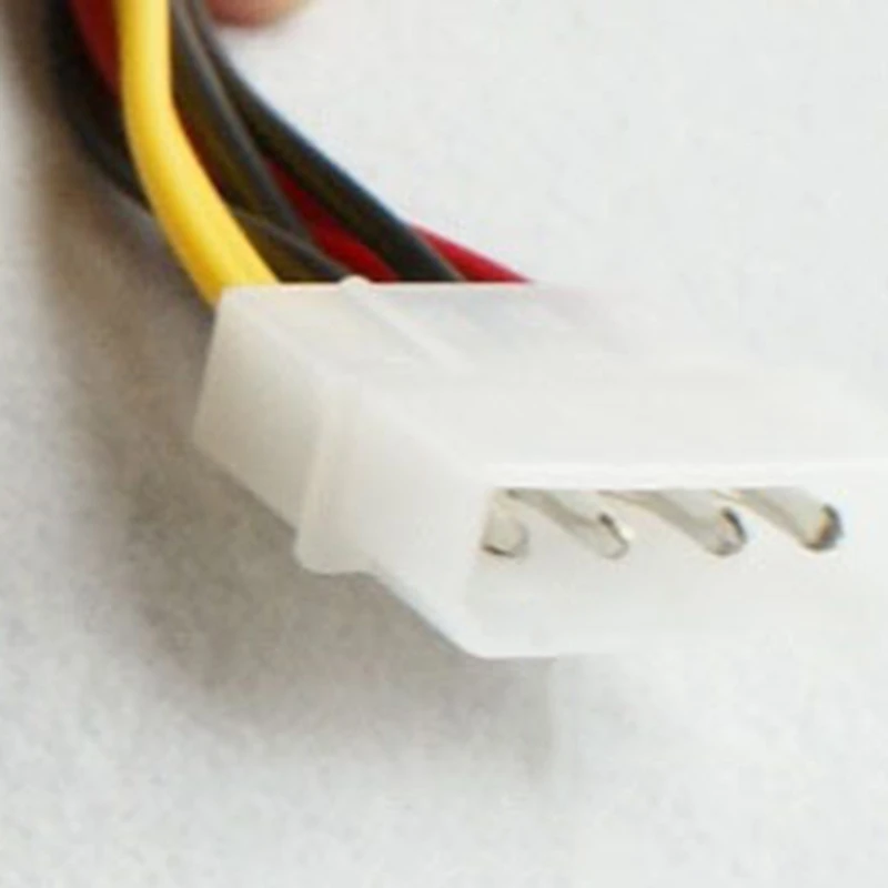 Компьютерный кабель 4 Pin IDE разветвитель питания 1 штекер на 2 гнезда ATA/SATA кабель питания Y сплиттер жесткий диск разъем питания