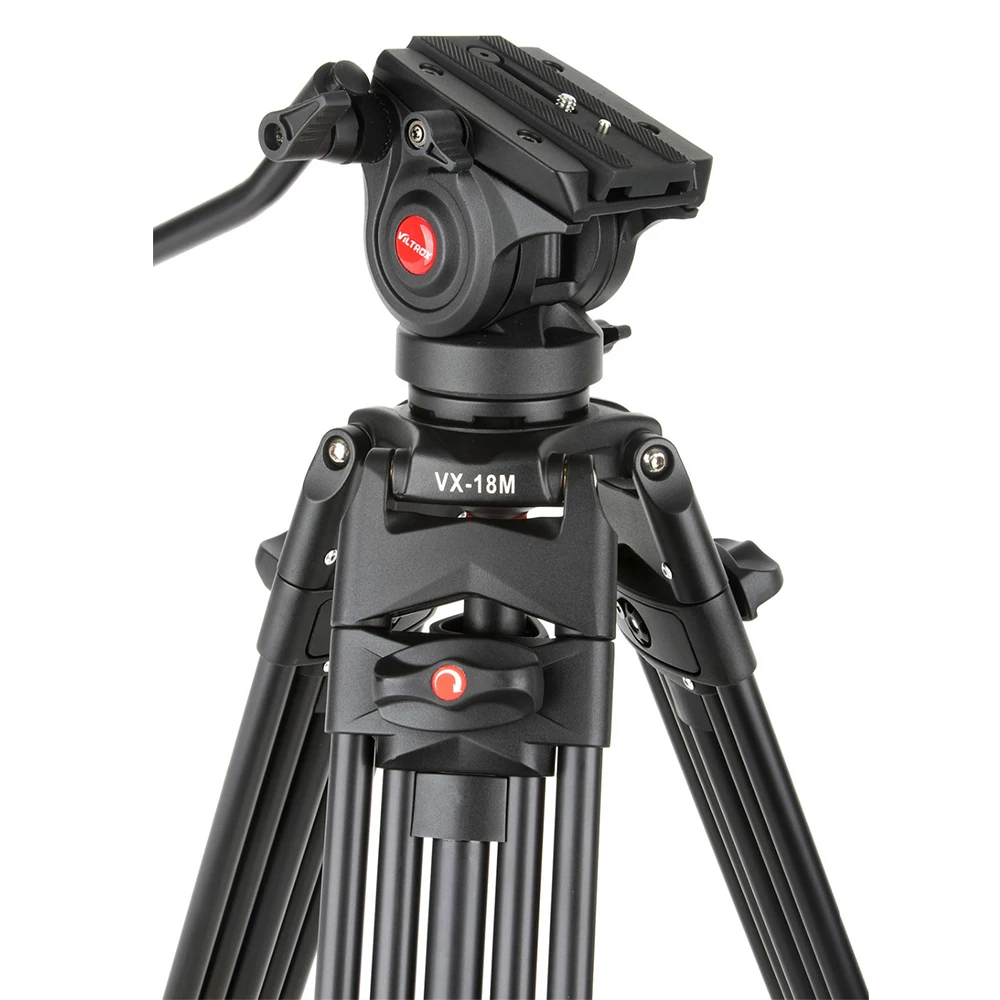 DHL Viltrox VX-18M 1,88 м алюминиевый Профессиональный сверхмощный штатив для видеокамеры с жидкой головкой+ сумка для камеры DV