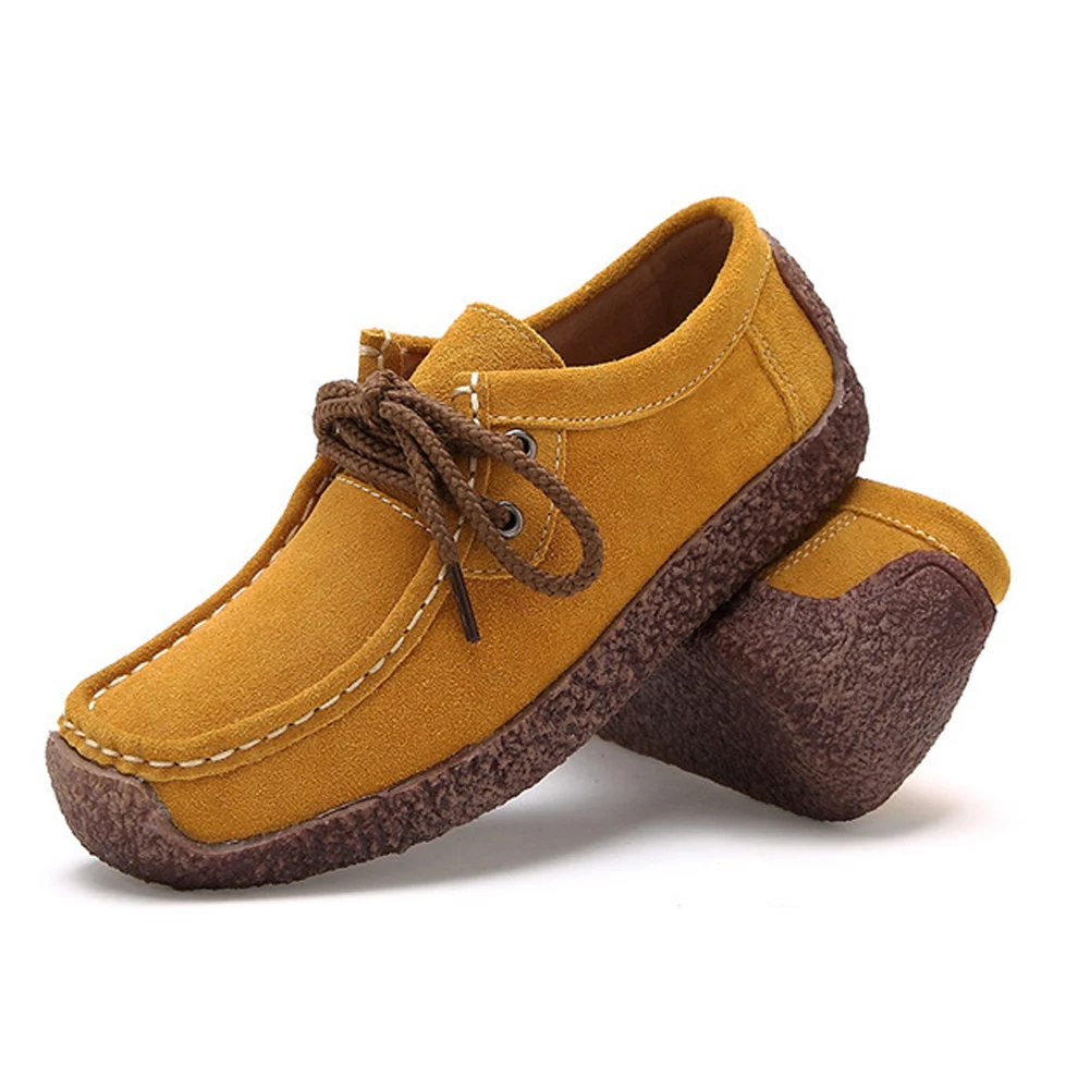 Price Summer Cow Suede Leather Woman Shoes Flat Slip on Women s Loafers Moccasins Shoes