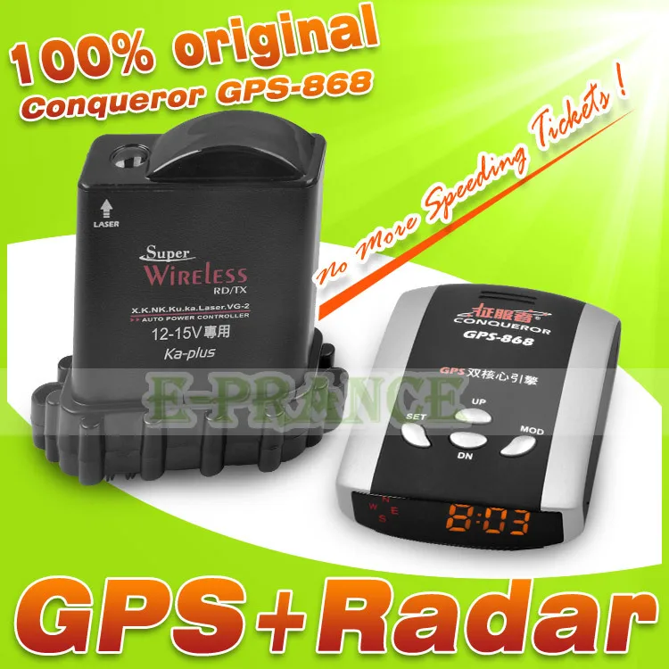 100 Original Conqueror Gps 868 Radar Detector Gps With Russian Voice X K Ka Laser Vg 2 Brand High Way And City Model Ot15 Gps Satellite Tracking Device Gps Germanygps Megane Aliexpress