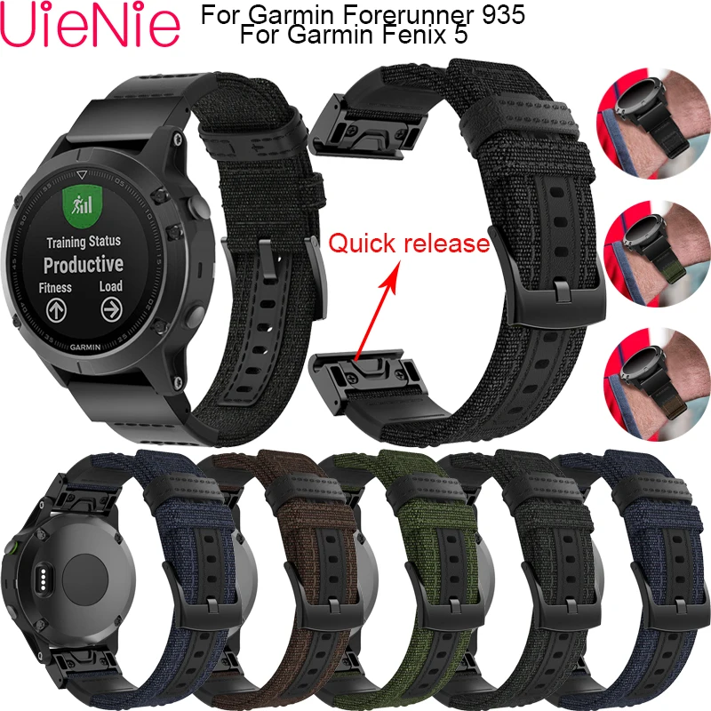 

Quick release strap For Garmin Fenix 5/5PLUS 22mm smart watch wristband For Garmin Forerunner 935 frontier replacement bracelet