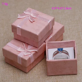 

2016Free Shipping New 48PCS The new ring box jewelry box gift box 5.0 * 5.0 * 3.5CM