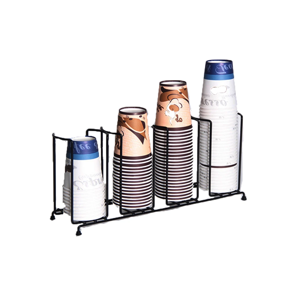 Perfeclan 4PCS Metal Disposable Paper Water Coffee Cup Lid Holder