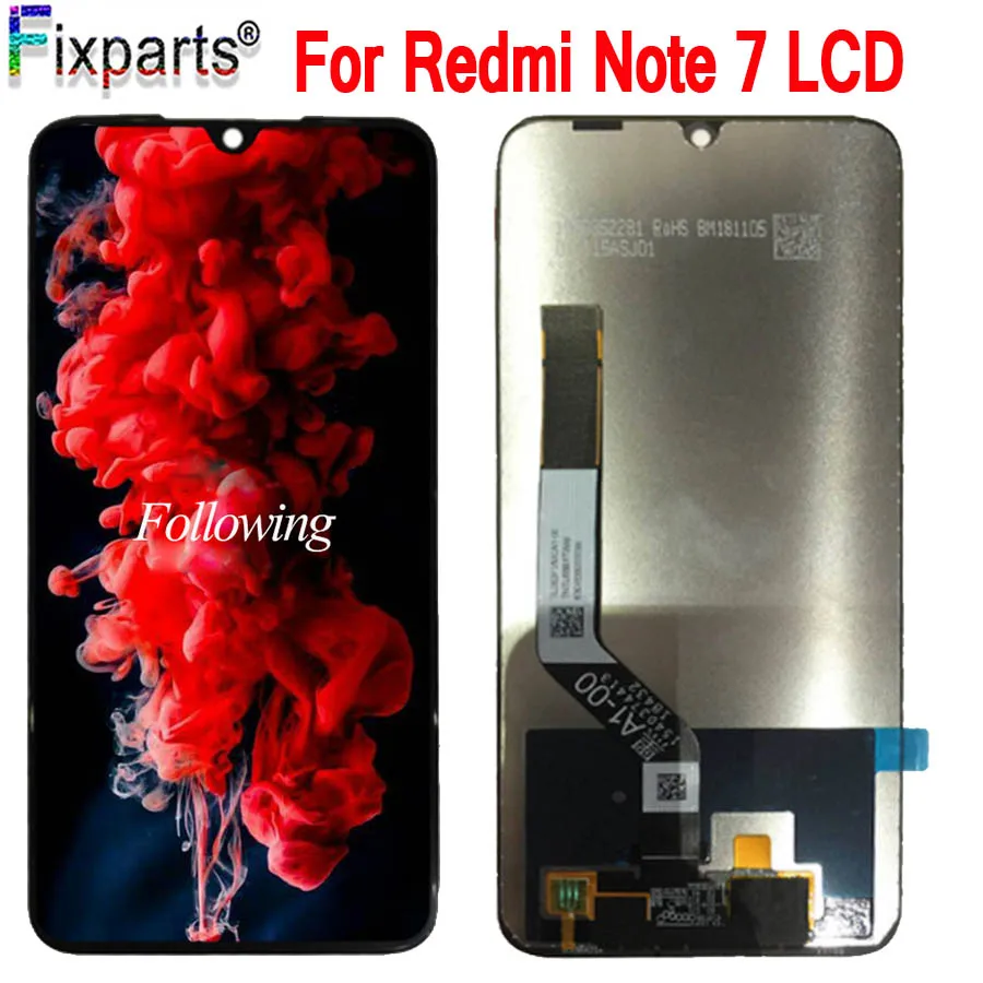 

Original Tested 6.3" Xiaomi Redmi Note 7 LCD Redmi Note7 Pro Global Version LCD Display Screen+Touch Screen Digitizer Assembly