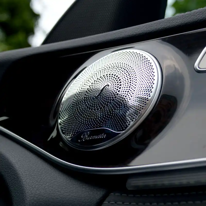 4pcs alloy Car Speaker decoration For Mercedes Benz C Class C180L C200L