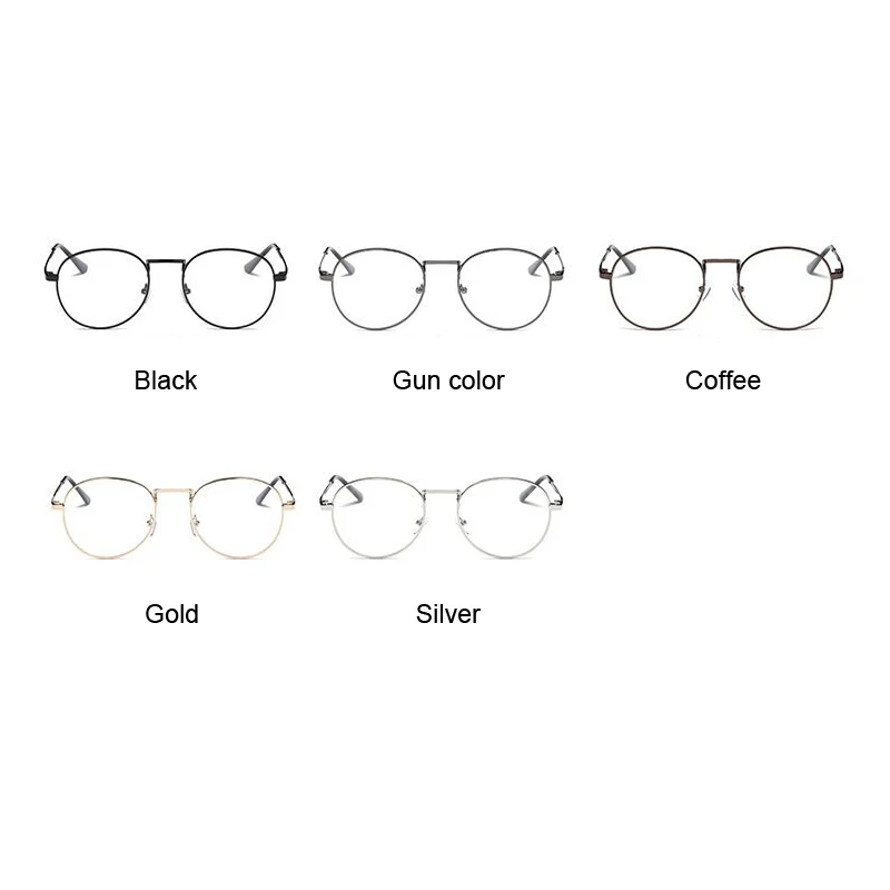Новые дизайнерские женские стеклянные es оптические оправы, металлические круглые стеклянные es оправы, прозрачные линзы, очки черного, серебристого, золотого цвета, солнцезащитные очки