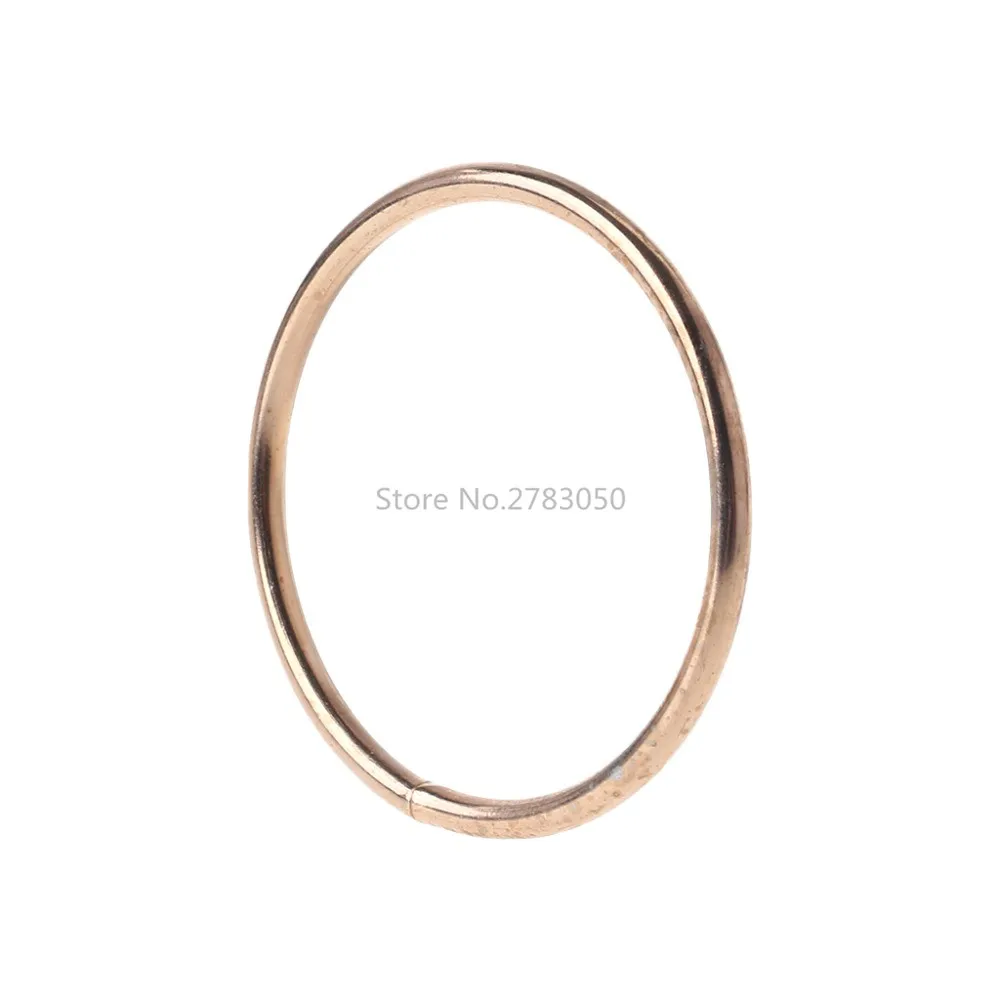 3.5-19cm Metal Dream Catcher Ring Macrame Craft Hoop Gold DIY Dreamcatcher Accessory 10 Szies 6