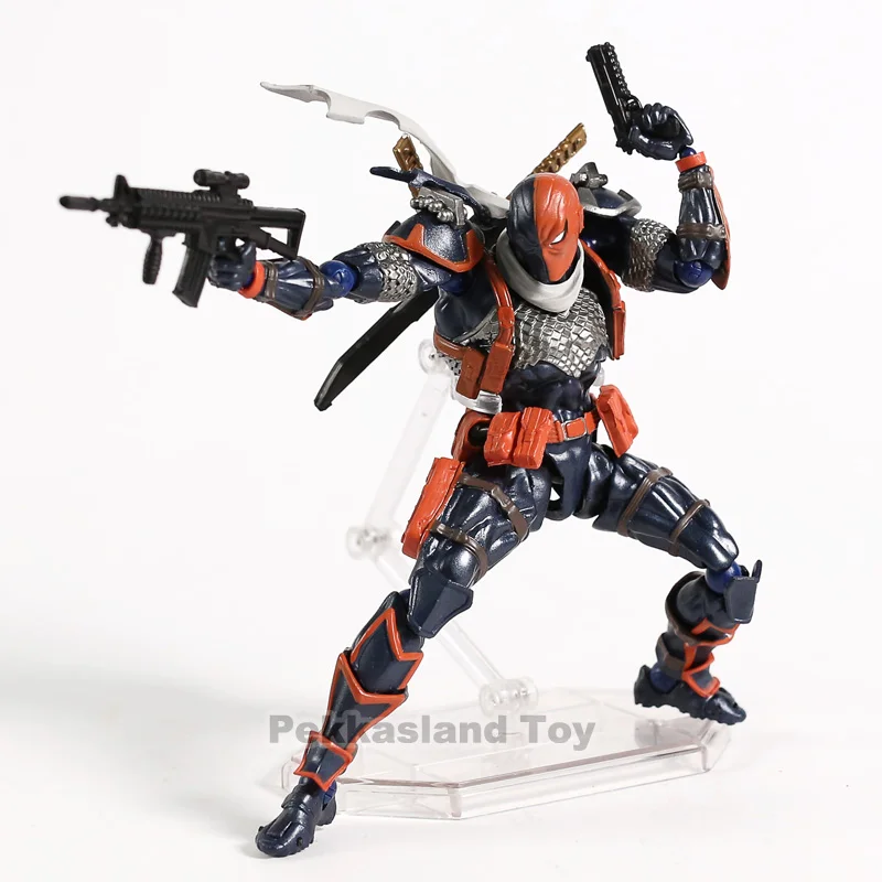 DC Comics Amazing Yamaguchi Revoltech Series No 011 Deathstroke PVC Action Figure Collectible Doll