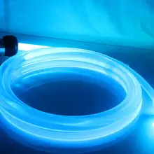 5 м PMMA сторона свечения волоконно-оптический кабель 10 мм(диаметр.) Светодиодный светильник для дома и автомобиля DIY, подвесной светильник, занавеска, домашний декор для бассейна, RGB