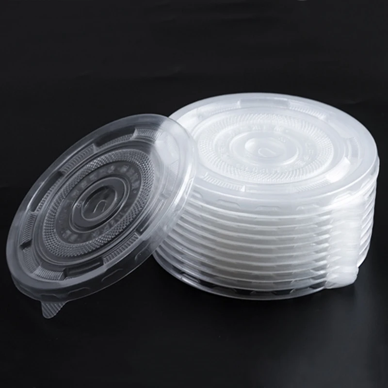 50 шт. Прозрачные пластиковые одноразовые суповые чаши Chutney чаши коробка для хранения с крышкой пищевые контейнеры 28 г