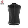 ARSUXEO Reflective Men Cycling Vest Windstopper Windproof Bike Bicycle Running Vest with Back Zipper Pocket Reflective Clothing ► Photo 2/6
