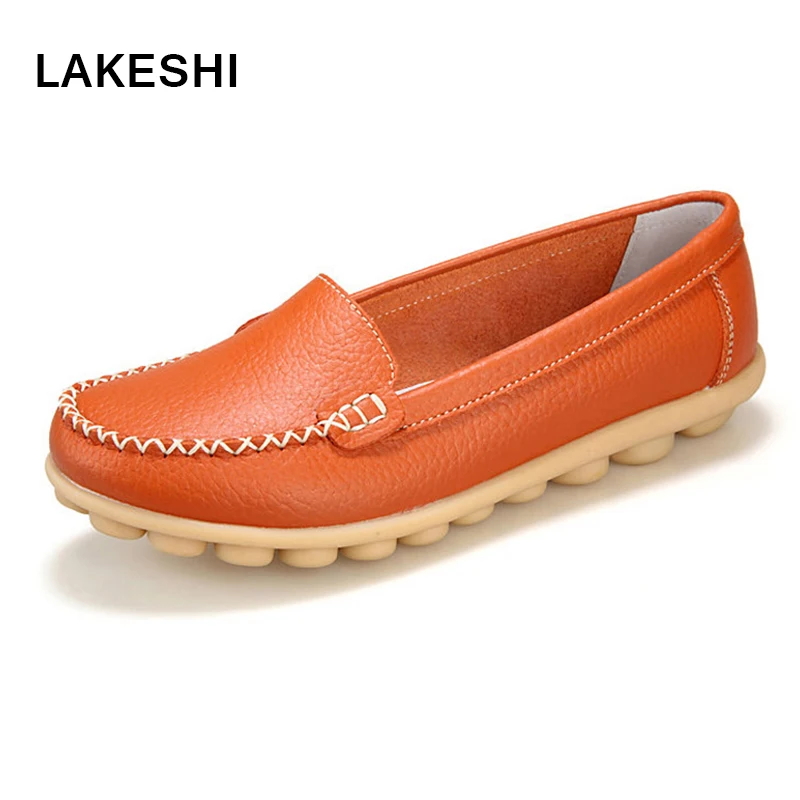 2017 Shoes Woman Leather Women Shoes Flats 7 Colors footwear Loafers Slip On Women's Flat Shoes Moccasins Plus Size цена 2017 Shoes Woman Leather Women Shoes Flats 7 Colors footwear Loafers Slip On Women's Flat Shoes Moccasins Plus Size цены онлайн