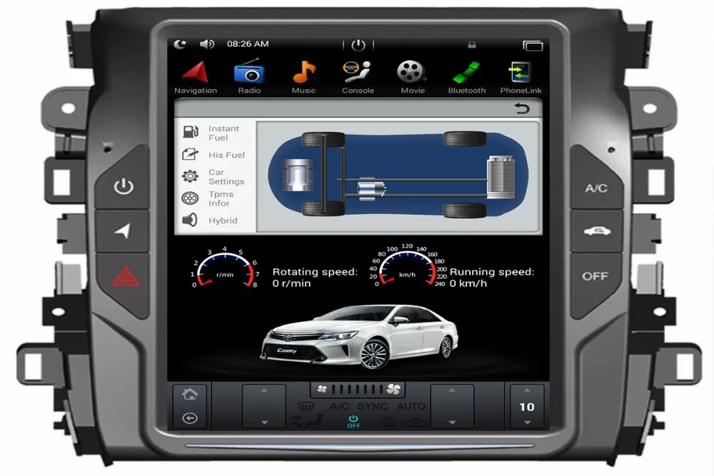 Cheap Tesla Style 10.4 Inch Android 6.0 Car GPS Navigation DVD Player for Honda Avancier 2017 2018 IPS Screen 2 Din Radio Car Headunit 4