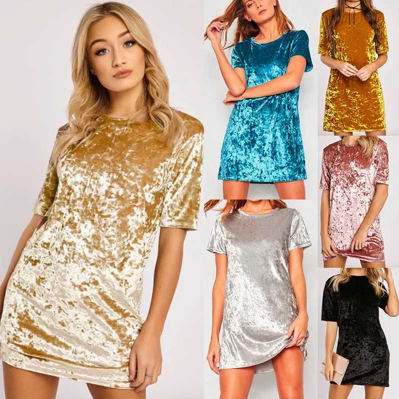 yellow gold casual dress