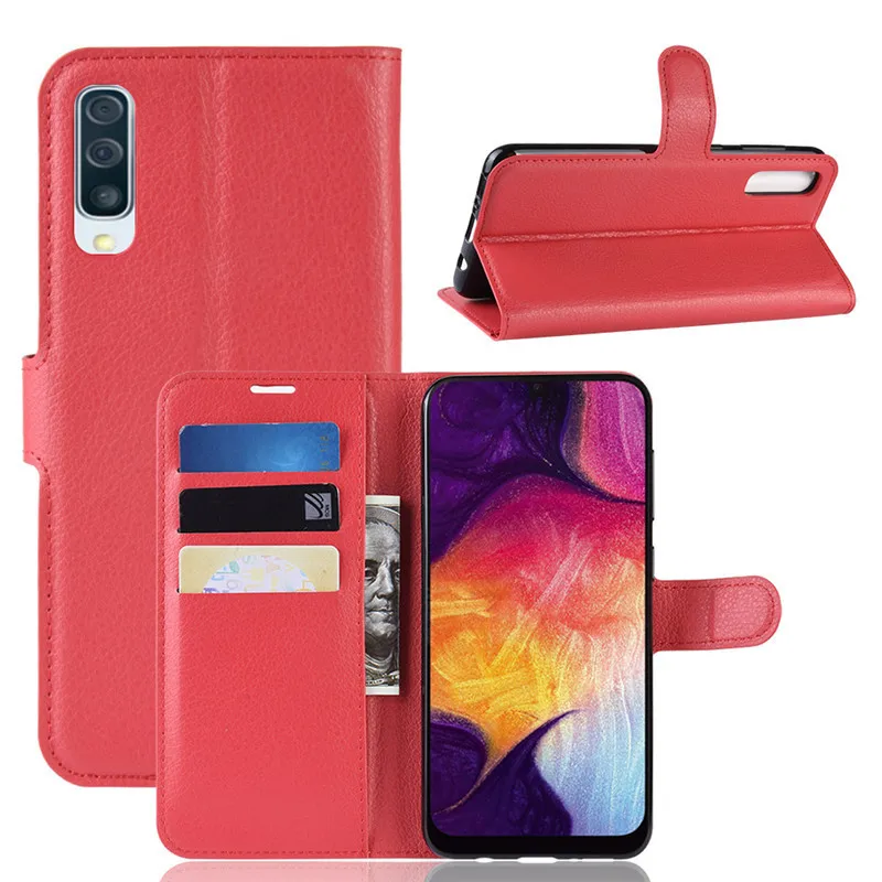 Для samsung Galaxy A50 чехол A505F A505 A 50 Флип кожаный чехол для телефона для Coque Galaxy A50 роскошный держатель для карт чехол a50 сумки