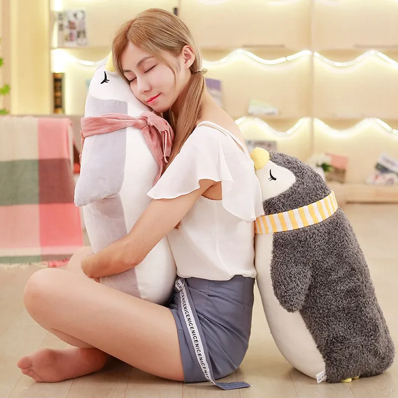 55 см/70 см/90 см мягкая милая плюшевая подушка с пингвином Kawaii игрушка Пингвин кукла