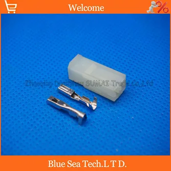 

20 sets 2 Pin 2.3mm female car plug, Auto electrical connector for car motorcycle etc.