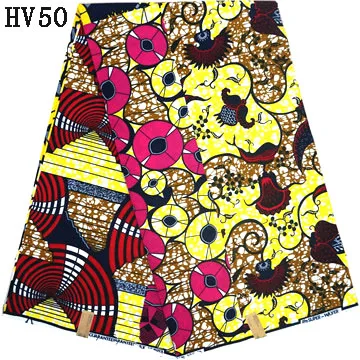 6 ярдов настоящий голландский блок воск Чистый хлопок батик качество Африканский стиль воск ткань дизайн печатный Анкара гарантия HV50