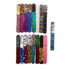 Волшебный браслет из блесток Реверсивный блестящий браслет с подвесками детские товары для дня рождения